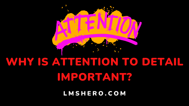 Why is attention to detail important - lmshero