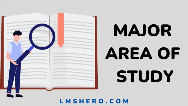 what is the meaning of area of study in research