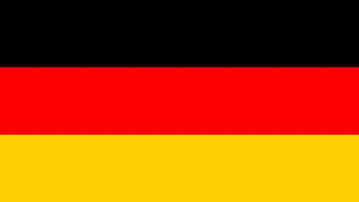 Germany yellow and black flag