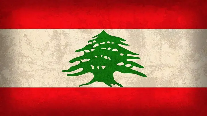 Lebanon Red And White Flag