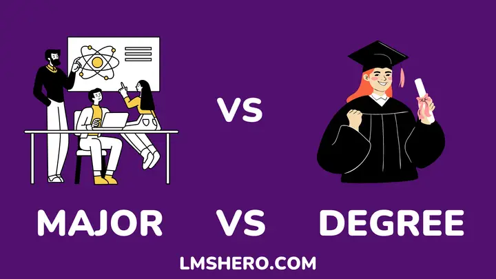 major vs degree
