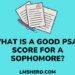 what is a good psat score for a sophomore lmshero