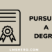 Pursuing a degree - lmshero