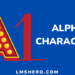Alpha characters - lmshero